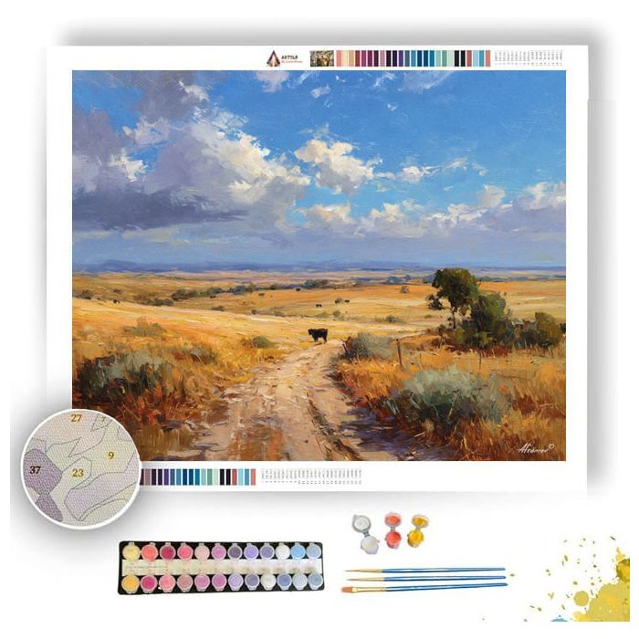 FADING SHELTER - Paint by Numbers Full Kit