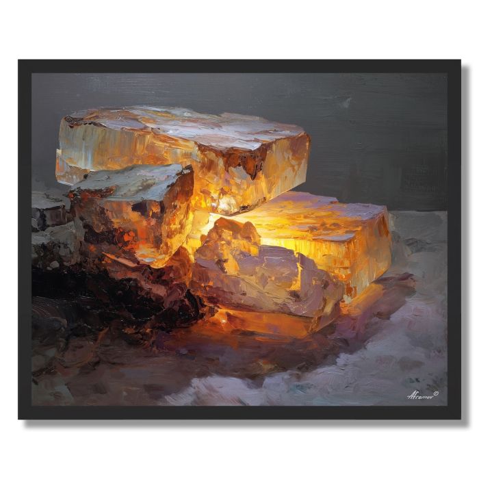 MUTED FRAGMENTS - FRAMED