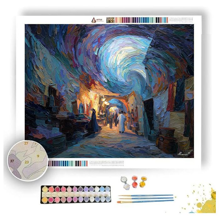 THUNDER SPIRAL - Paint by Numbers Full Kit