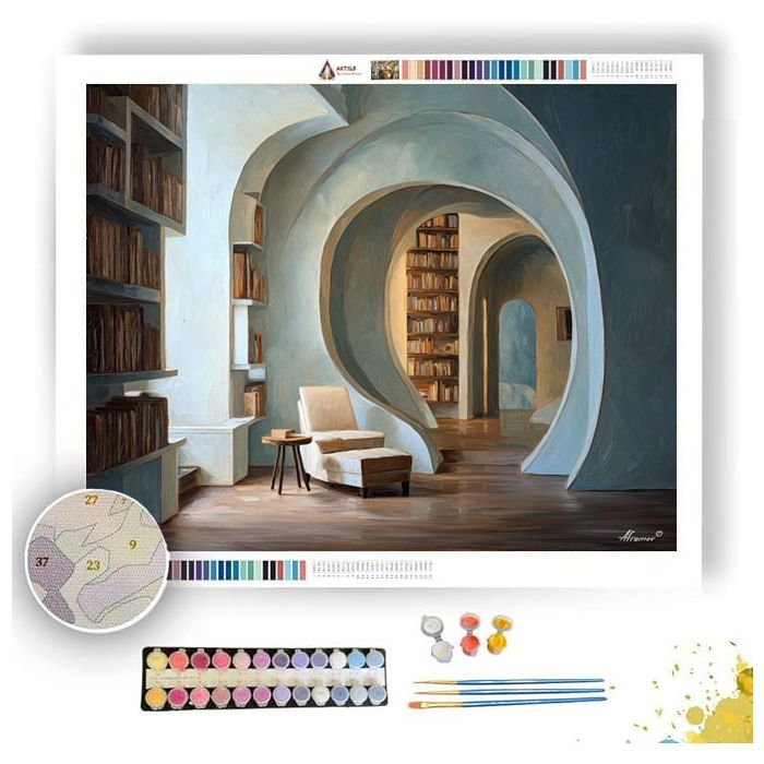 DISTANT LABYRINTH - Paint by Numbers Full Kit