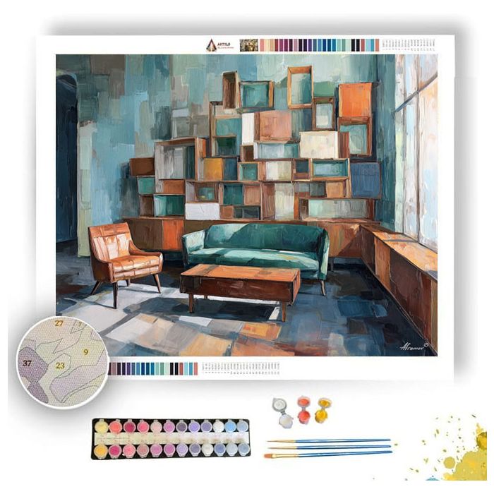 MUTED PASSAGE ARC - Paint by Numbers Full Kit