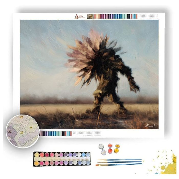 BLURRING BLOOM - Paint by Numbers Full Kit