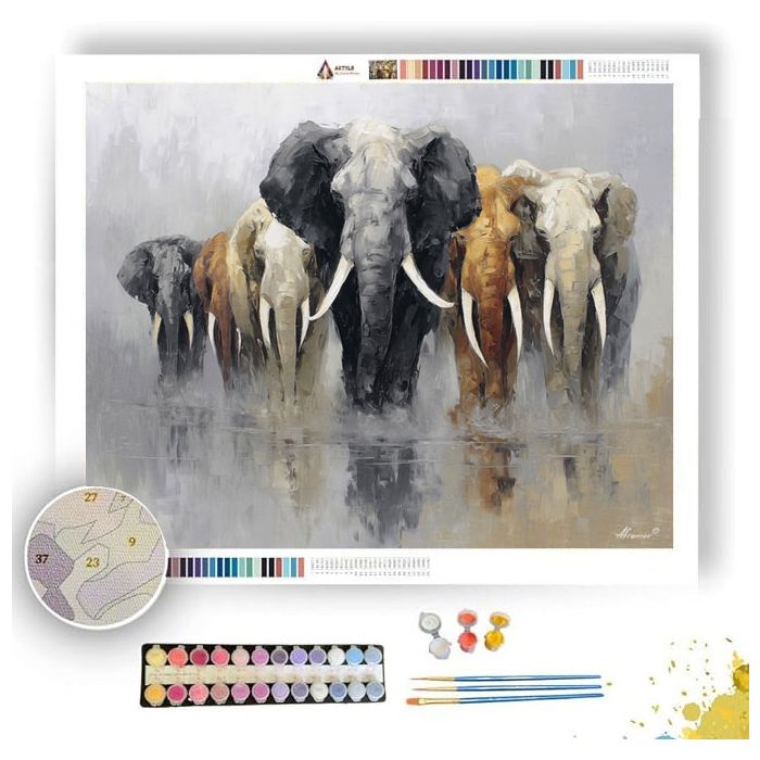 BLURRING ARC - Paint by Numbers Full Kit