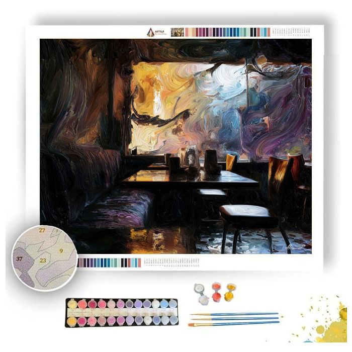 OBSIDIAN SHELTER VELVET - Paint by Numbers Full Kit