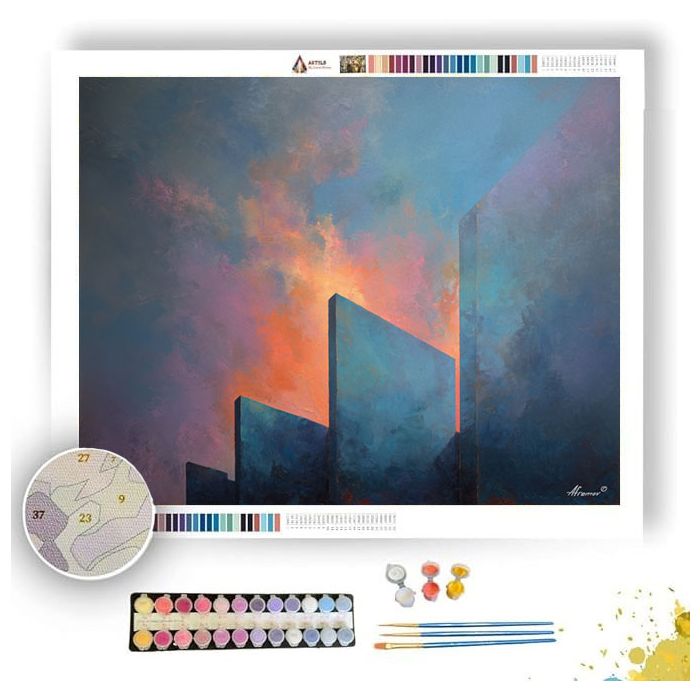 PALE GEOMETRY - Paint by Numbers Full Kit