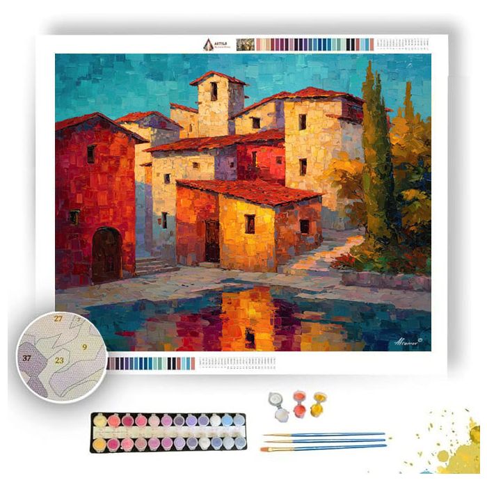 SILENT GEOMETRY - Paint by Numbers Full Kit