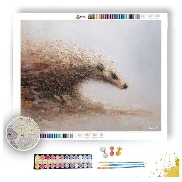 HOLLOW ECHOES MUTED - Paint by Numbers Full Kit