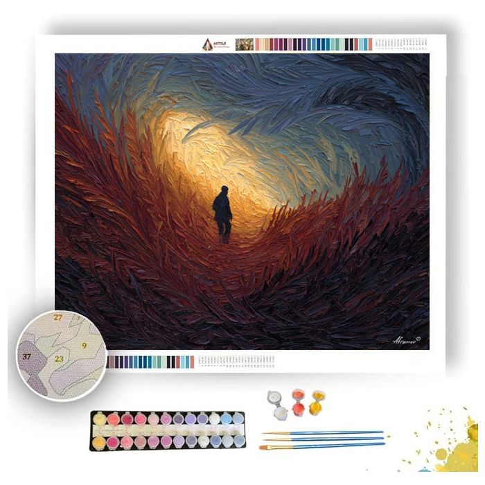 MOLTEN LABYRINTH - Paint by Numbers Full Kit