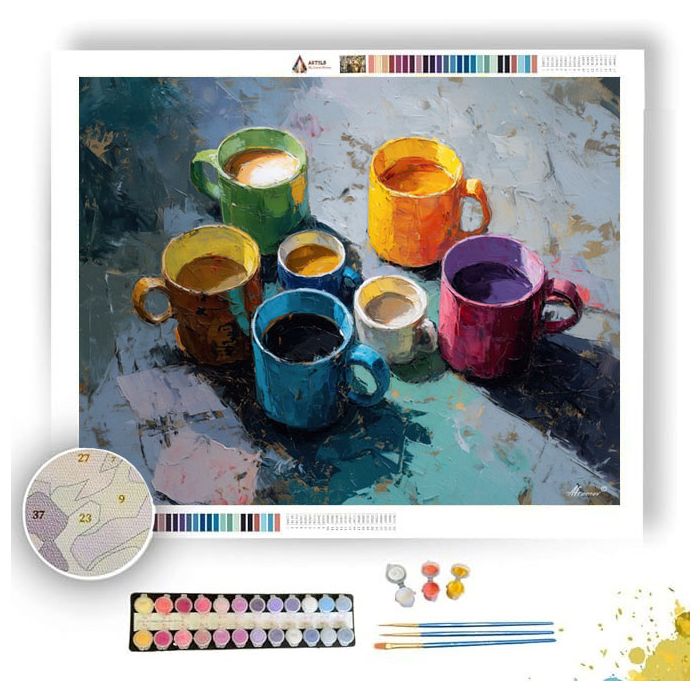 GENTLE SANCTUM FRACTURED - Paint by Numbers Full Kit