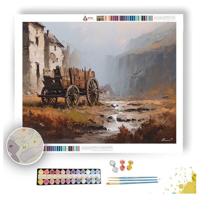 OBSIDIAN CASCADE - Paint by Numbers Full Kit