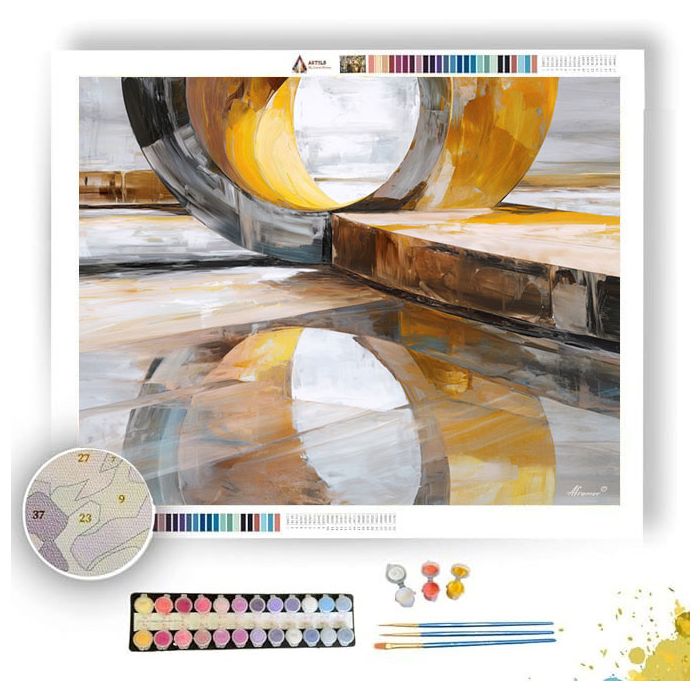 HOLLOW GEOMETRY FLOATING - Paint by Numbers Full Kit