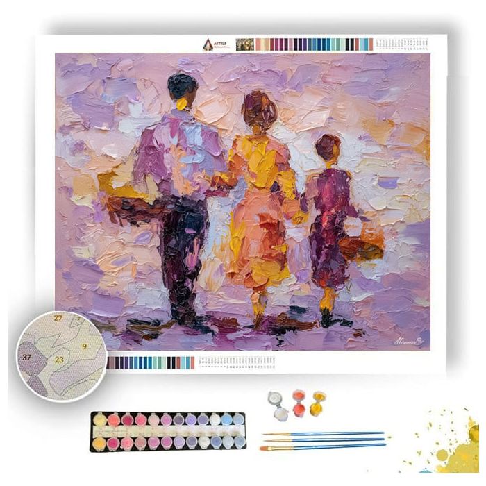 HOLLOW PROCESSION DISTANT - Paint by Numbers Full Kit