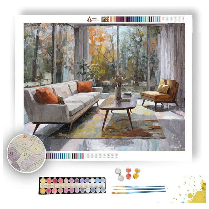 FLOATING GEOMETRY - Paint by Numbers Full Kit