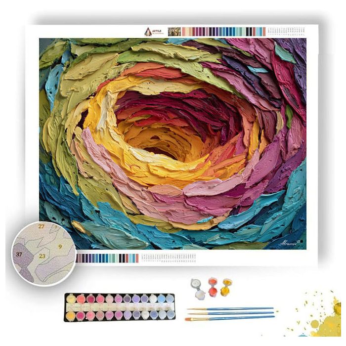 QUIET CONTOUR - Paint by Numbers Full Kit