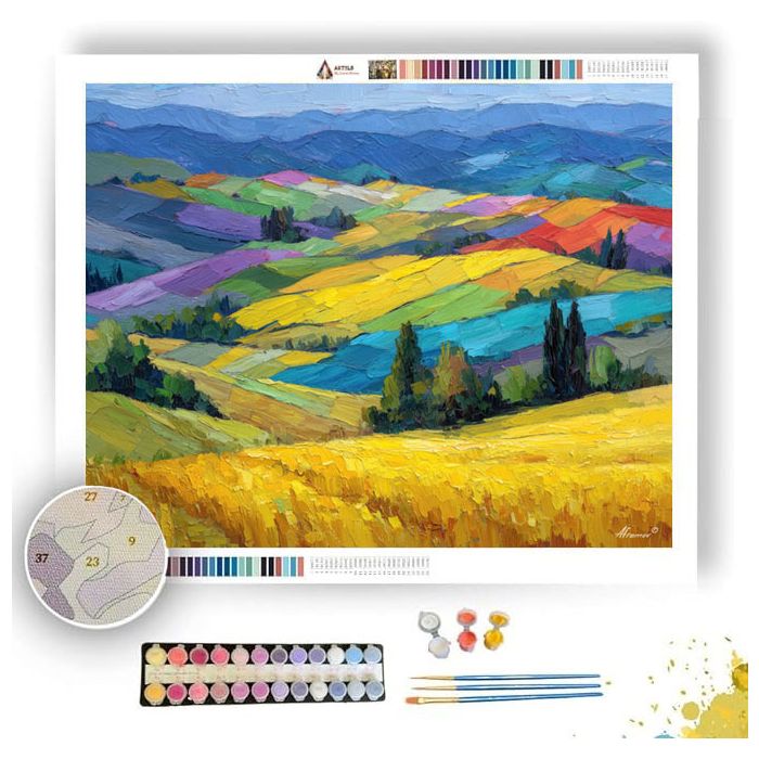 QUIET FIELD PRISM - Paint by Numbers Full Kit