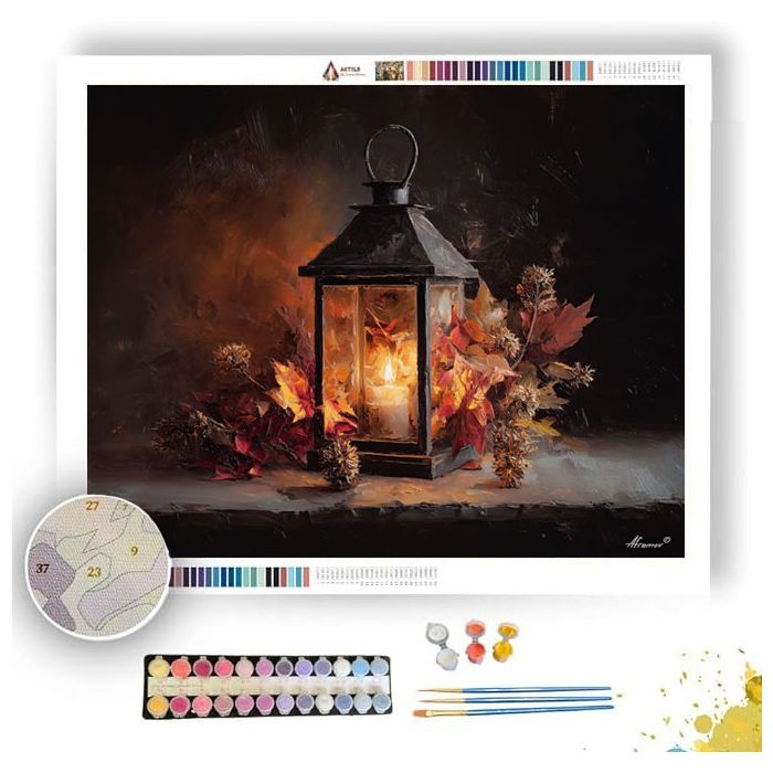 AMBER LANTERN - Paint by Numbers Full Kit