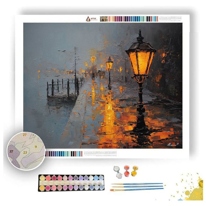 AMBER LANTERNS - Paint by Numbers Full Kit
