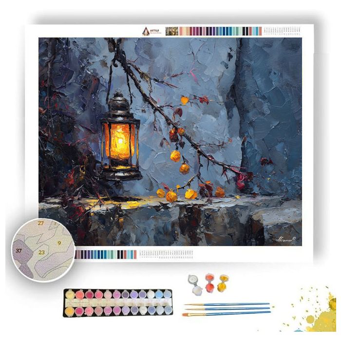 ANCIENT LANTERN 1 - Paint by Numbers Full Kit