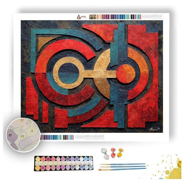 ARCANE GLYPH 1 - Paint by Numbers Full Kit