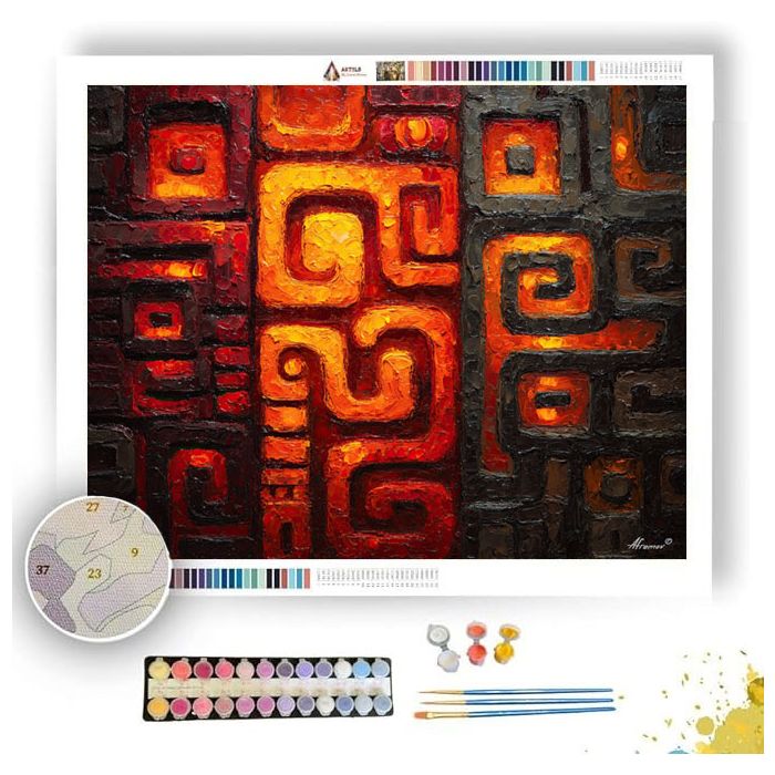 ARCANE GLYPH 2 - Paint by Numbers Full Kit