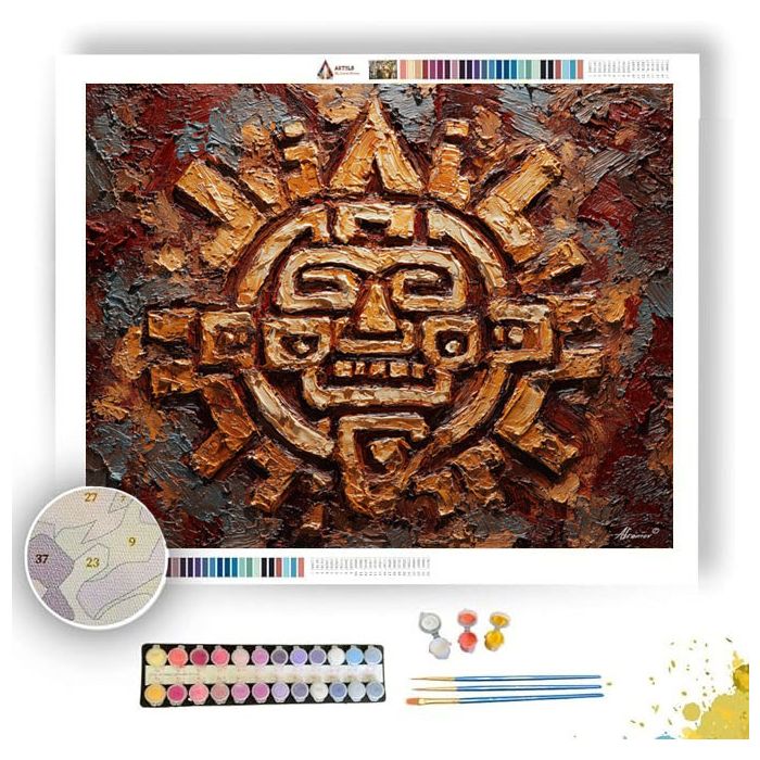 AUREATE GLYPH - Paint by Numbers Full Kit
