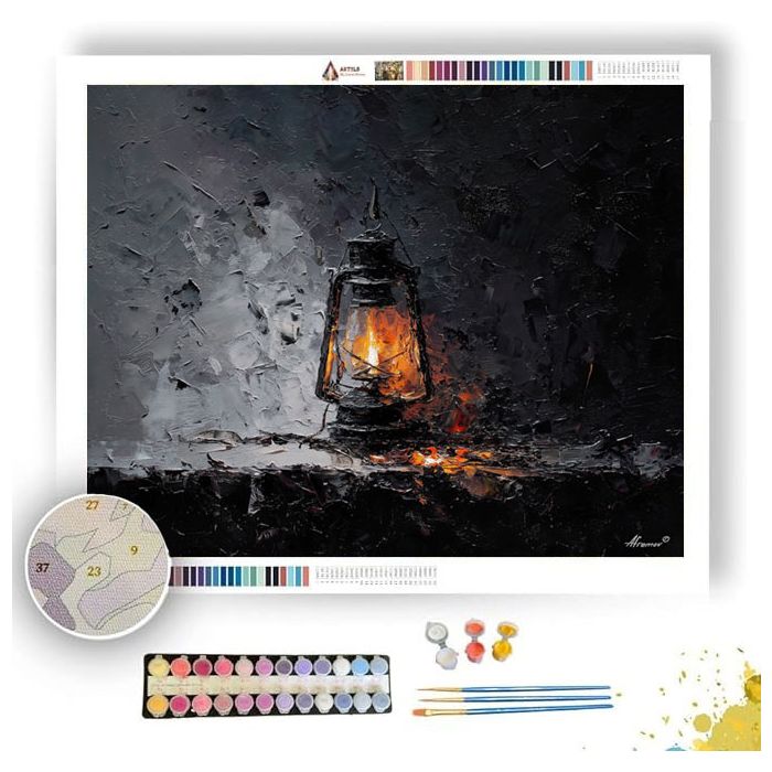 AUREATE LANTERN 3 - Paint by Numbers Full Kit