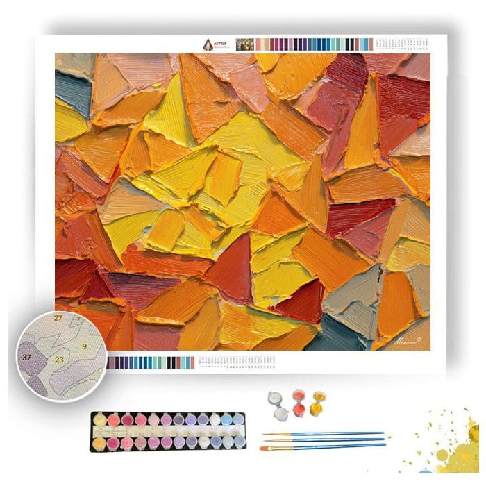 AUREATE PATTERN - Paint by Numbers Full Kit