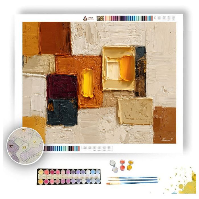 AUREATE SQUARE FORM - Paint by Numbers Full Kit