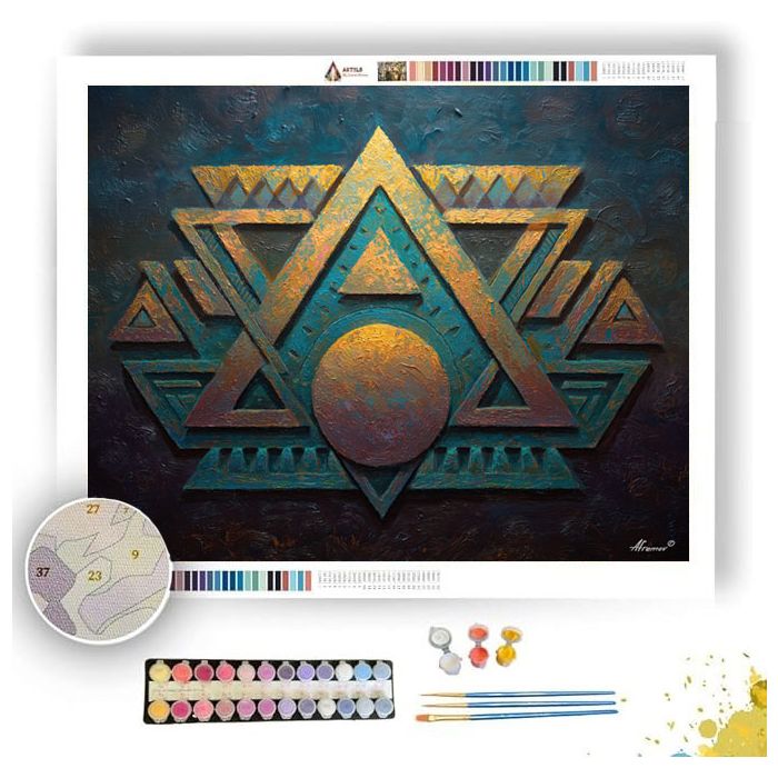 CELESTIAL GLYPH - Paint by Numbers Full Kit