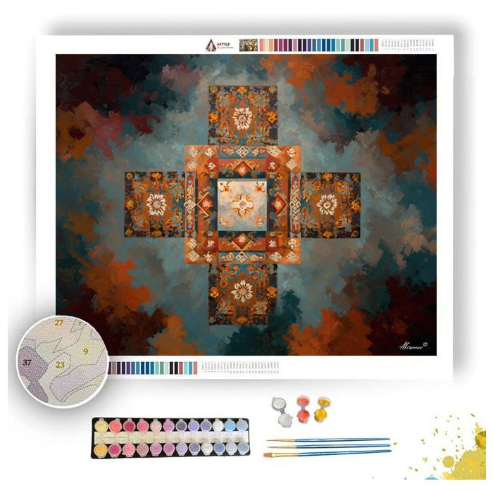 CELESTIAL RITUAL CROSS - Paint by Numbers Full Kit