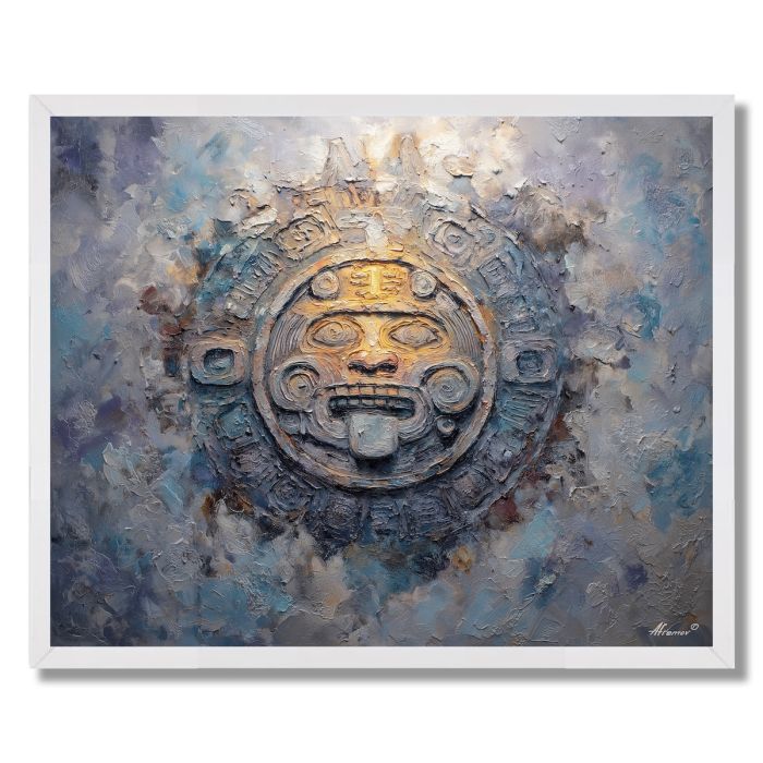 CELESTIAL ROUND GLYPH - FRAMED