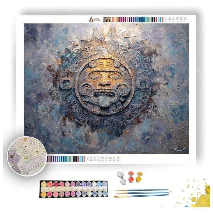 CELESTIAL ROUND GLYPH - Paint by Numbers Full Kit