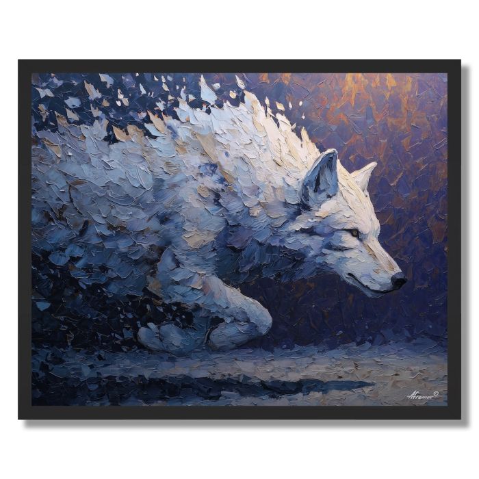 CELESTIAL WHITE MANE - FRAMED