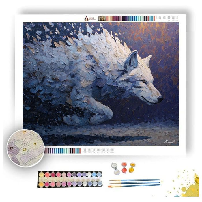 CELESTIAL WHITE MANE - Paint by Numbers Full Kit