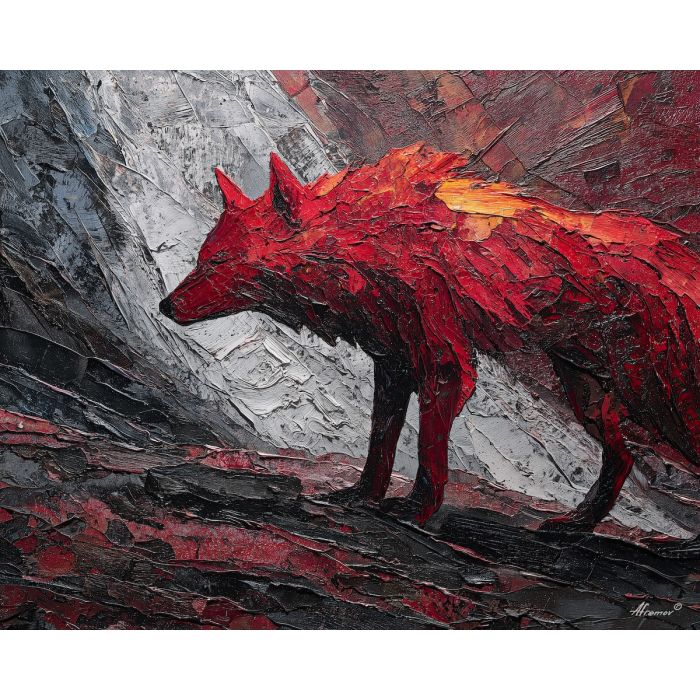 powerful, figure, emerging, textured, ground,, bright, palette knife, oil painting, textured impasto, layered pigment, dynamic strokes, sculpted paint, expressive surface, abstract detail, rich color, chromatic texture