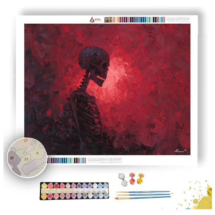 CRIMSON SPECTER - Paint by Numbers Full Kit