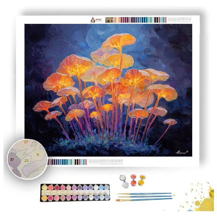 ECHOING BLOOM 1 - Paint by Numbers Full Kit