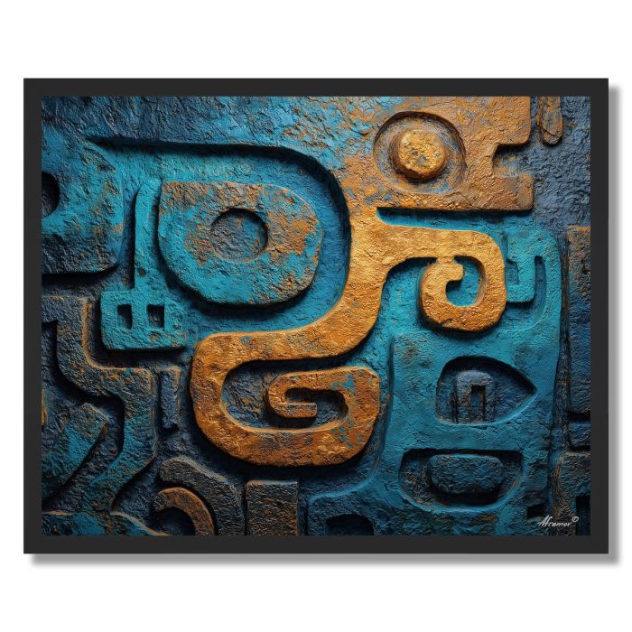 ECHOING GLYPH 2 - FRAMED