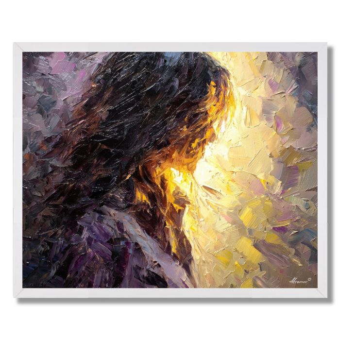 ECHOING YELLOW VEIL - FRAMED