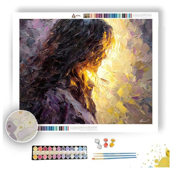 ECHOING YELLOW VEIL - Paint by Numbers Full Kit