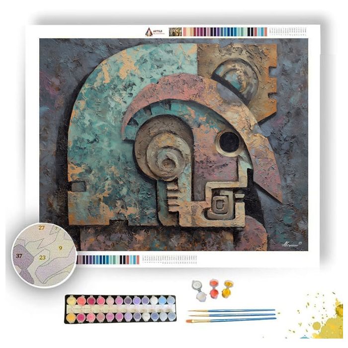 FERAL GLYPH 3 - Paint by Numbers Full Kit