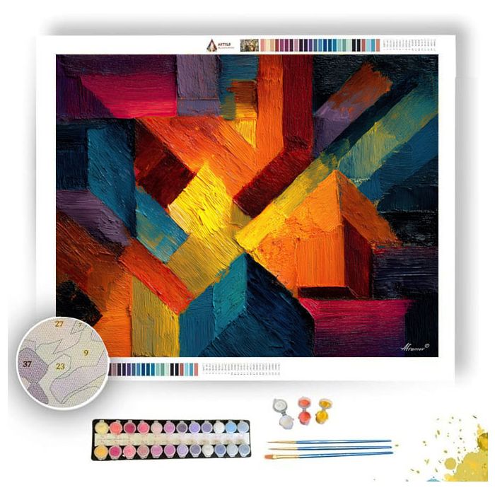 FERAL PATTERN 1 - Paint by Numbers Full Kit