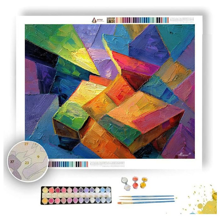 FERAL PATTERN 2 - Paint by Numbers Full Kit