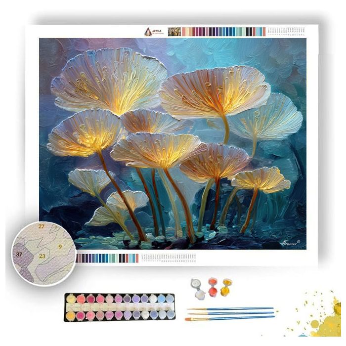 FRACTAL BLOOM 1 - Paint by Numbers Full Kit