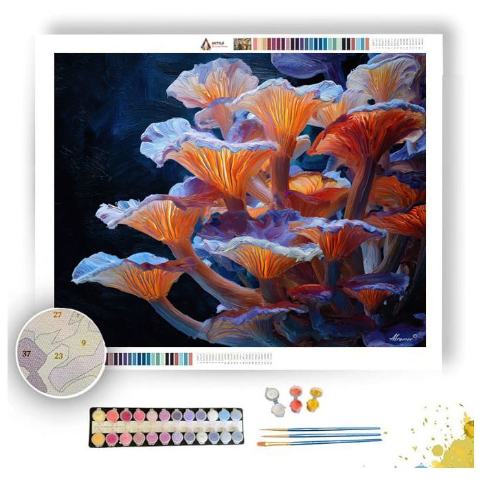 FRACTAL BLOOM 2 - Paint by Numbers Full Kit