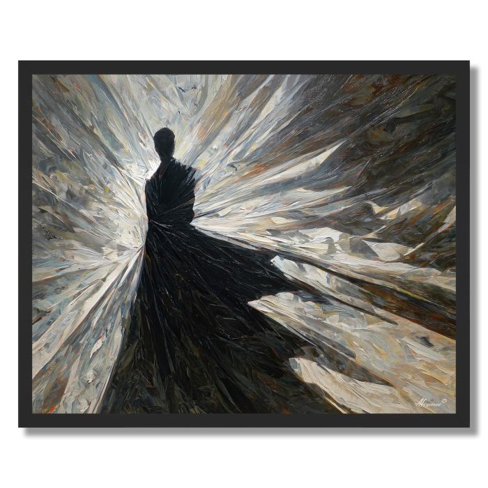 FRACTAL VEIL 3 - FRAMED