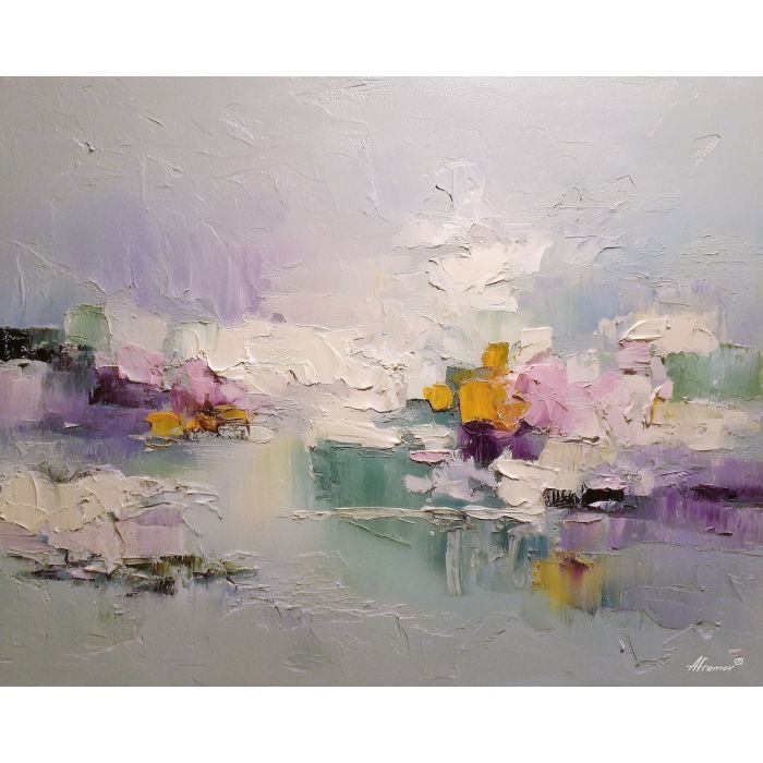 reduced, composition, built, sparse, shapes,, pressed, palette knife, oil painting, textured impasto, layered pigment, dynamic strokes, sculpted paint, expressive surface, abstract detail, rich color, chromatic texture