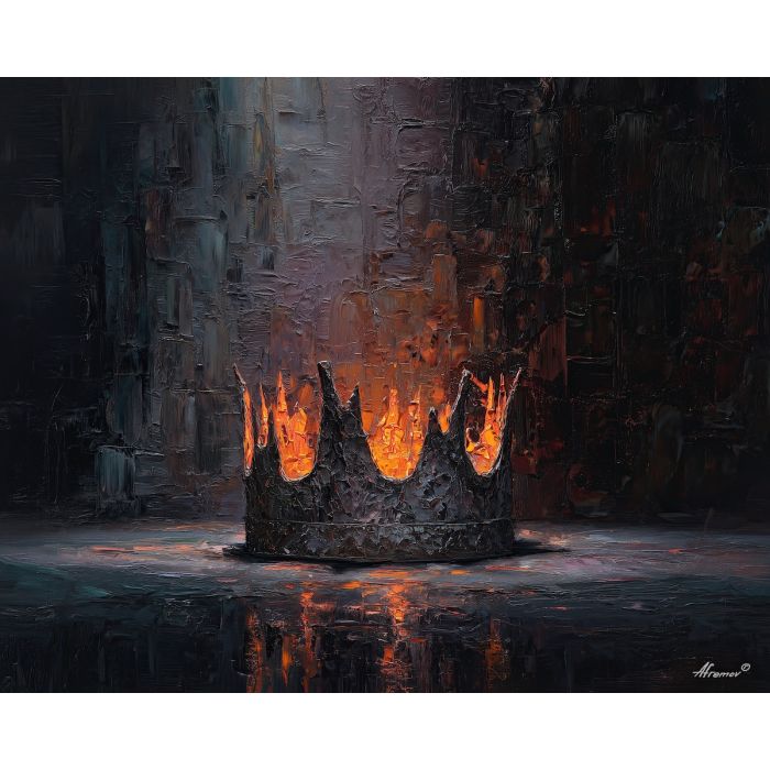 scene, influenced, classical, chinese, forms,, bathed, palette knife, oil painting, textured impasto, layered pigment, dynamic strokes, sculpted paint, expressive surface, abstract detail, rich color, chromatic texture