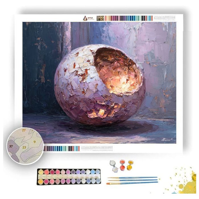 HOLLOW FORM 1 - Paint by Numbers Full Kit