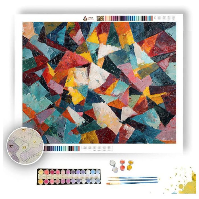 HOLLOW PATTERN - Paint by Numbers Full Kit